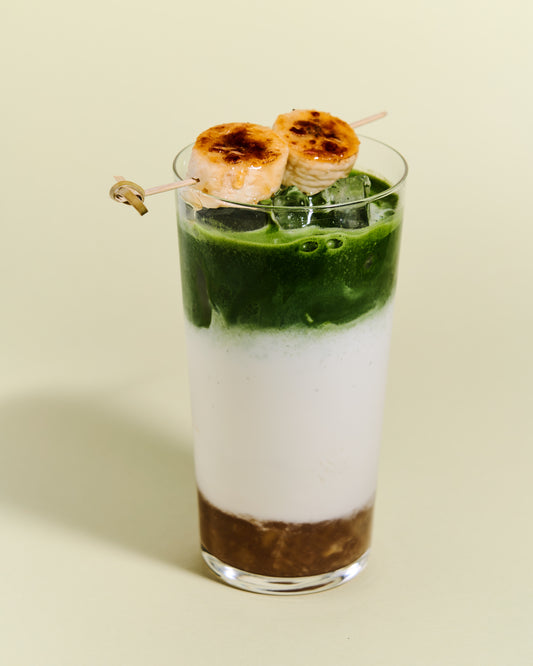 Banana Bread Matcha Latte